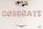 Picture of CONGRATS Rose Gold Letters 34 Inch Foil Balloons