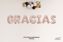 Picture of GRACIAS Rose Gold Letters 34 Inch Foil Balloons