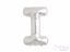 Silver foil balloon letter I