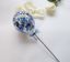 Picture of Cake topper Balloon Confetti Royal Blue Silver