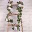 Picture of WHITE ROSE GARLAND FLOWER TAIL