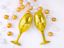 Picture of Glass Balloon Gold Cheers