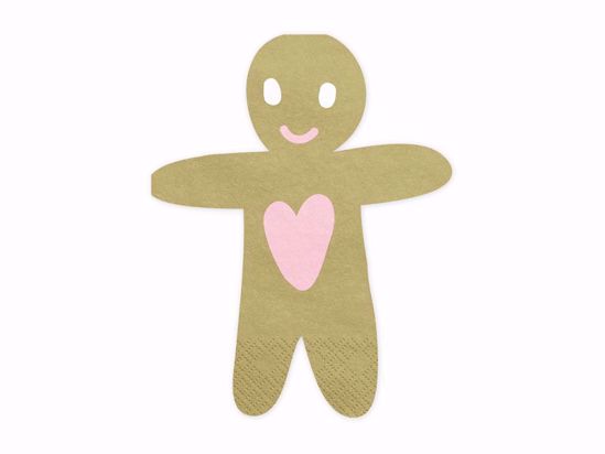 Picture of Gingerbread Christmas Napkins