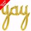 Picture of 65 Yay Script Cursive Balloon 45" Custom Order